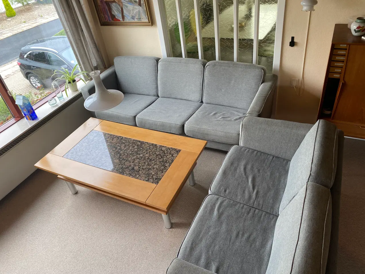 Billede 1 - Flot 2+3 Sofa med sofabord 