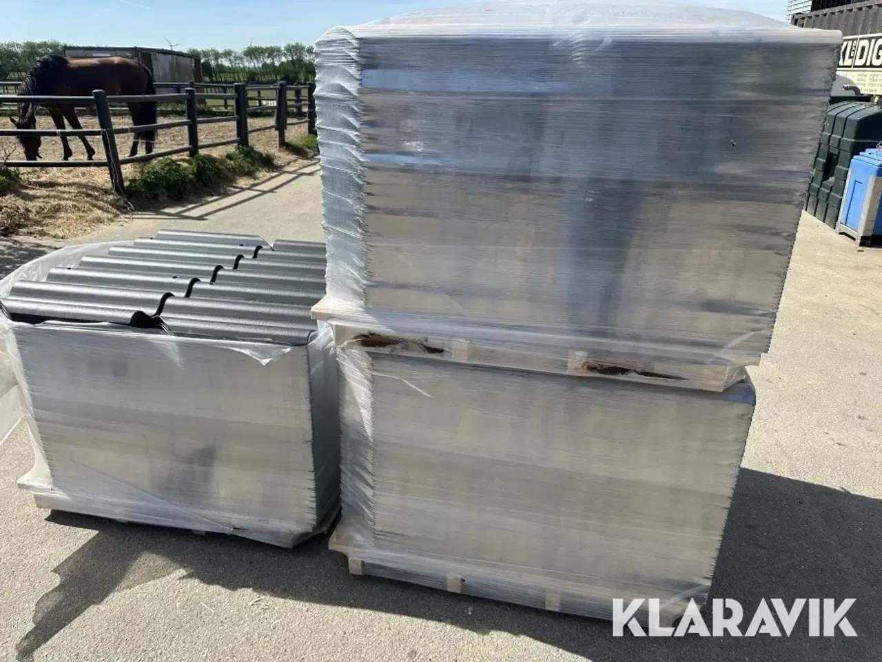 Billede 4 - Bølgeplader Euronit 702 HJ/HU sort – 450 styk