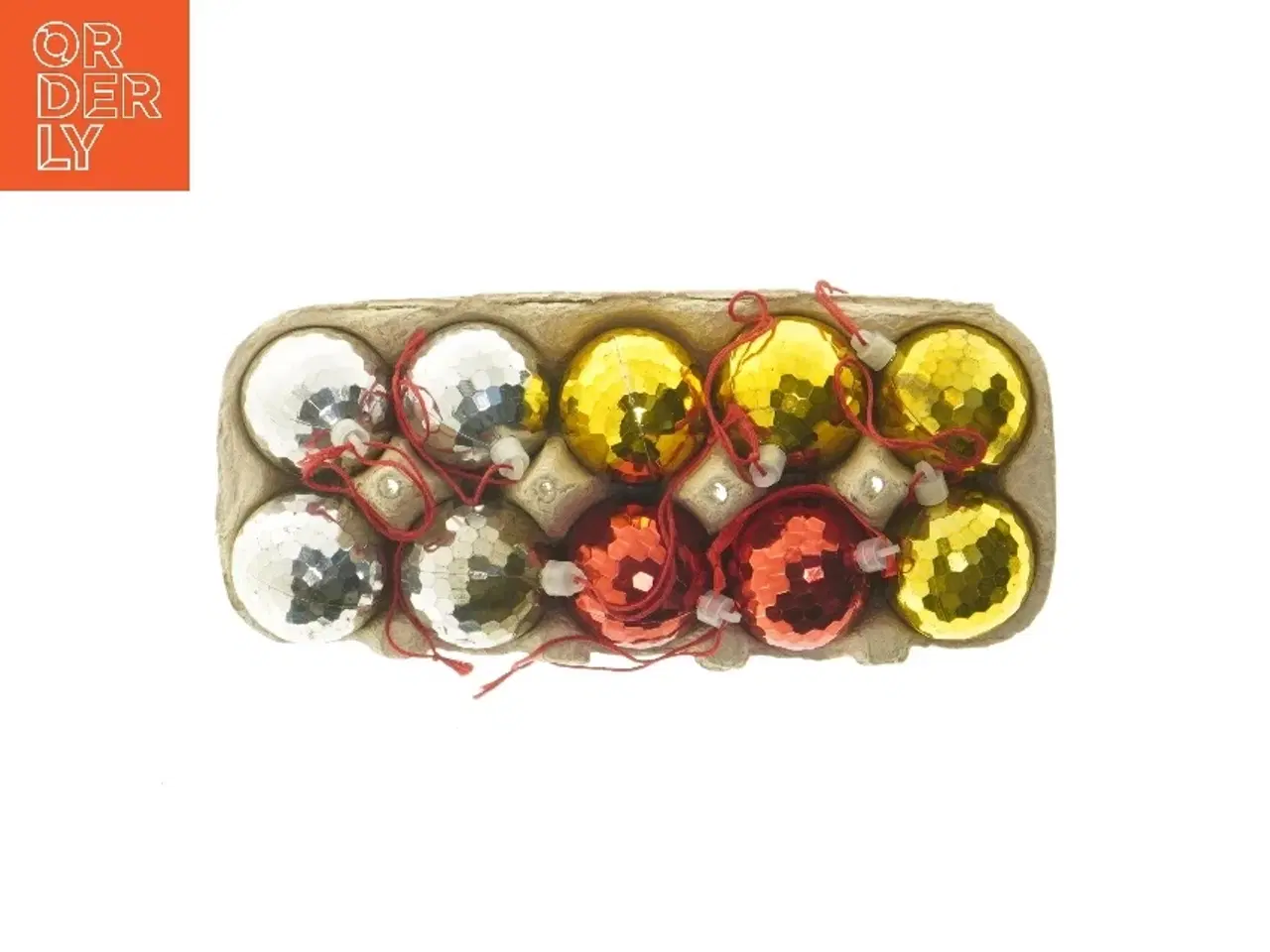 Billede 1 - Julekugler, 10 stk (str. 10 stk 5 cm)