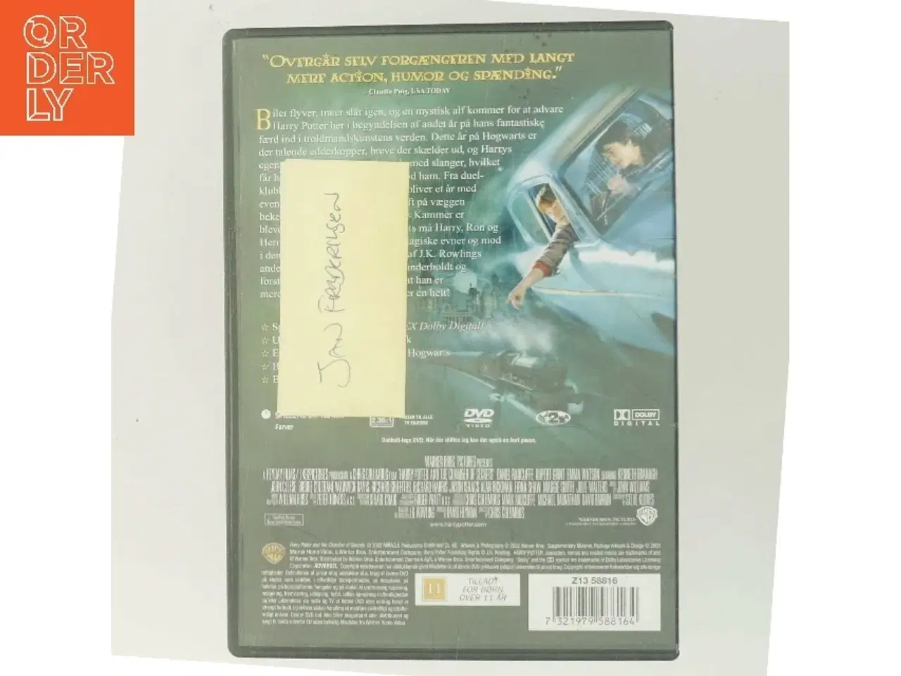 Billede 3 - Hemmelighedernes Kammer (2) med Daniel Radcliffe (DVD)