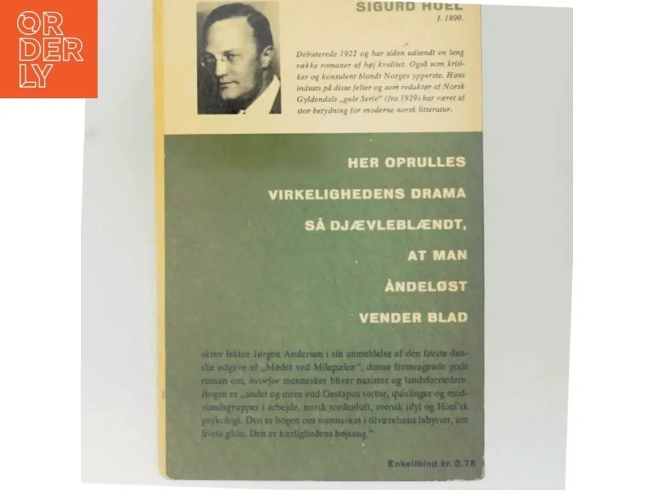 Billede 3 - Modet ved milepælen af Sigurd Hoel fra Gyldendals Tranebøger