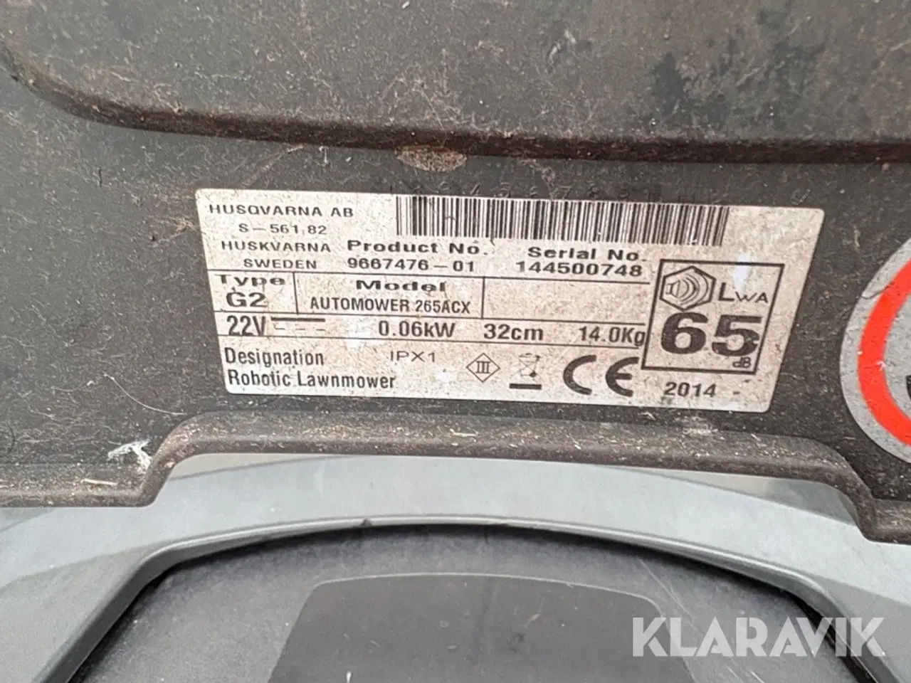 Billede 9 - Robotplæneklipper Husqvarna 265 ACX