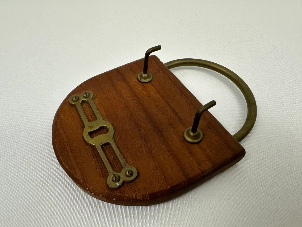 Billede 6 - Retro knagerække, teak / messing 