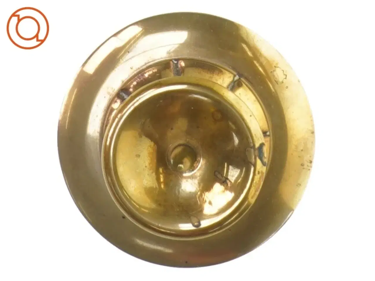 Billede 3 - Lysestage i messing til bloklys (str. Ø12 cm)