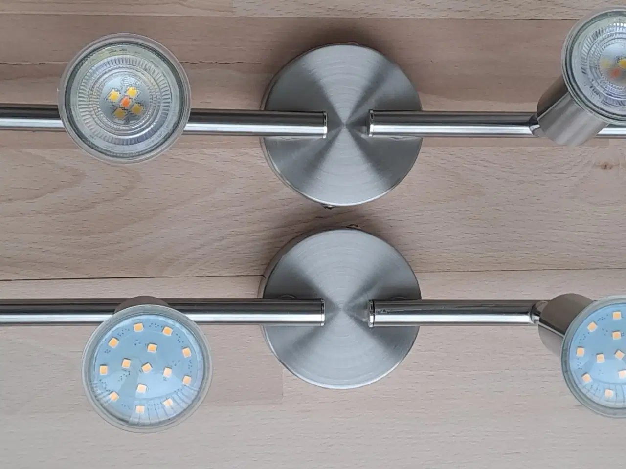 Billede 2 - 2 stk. LED loftslamper med roterbare spots