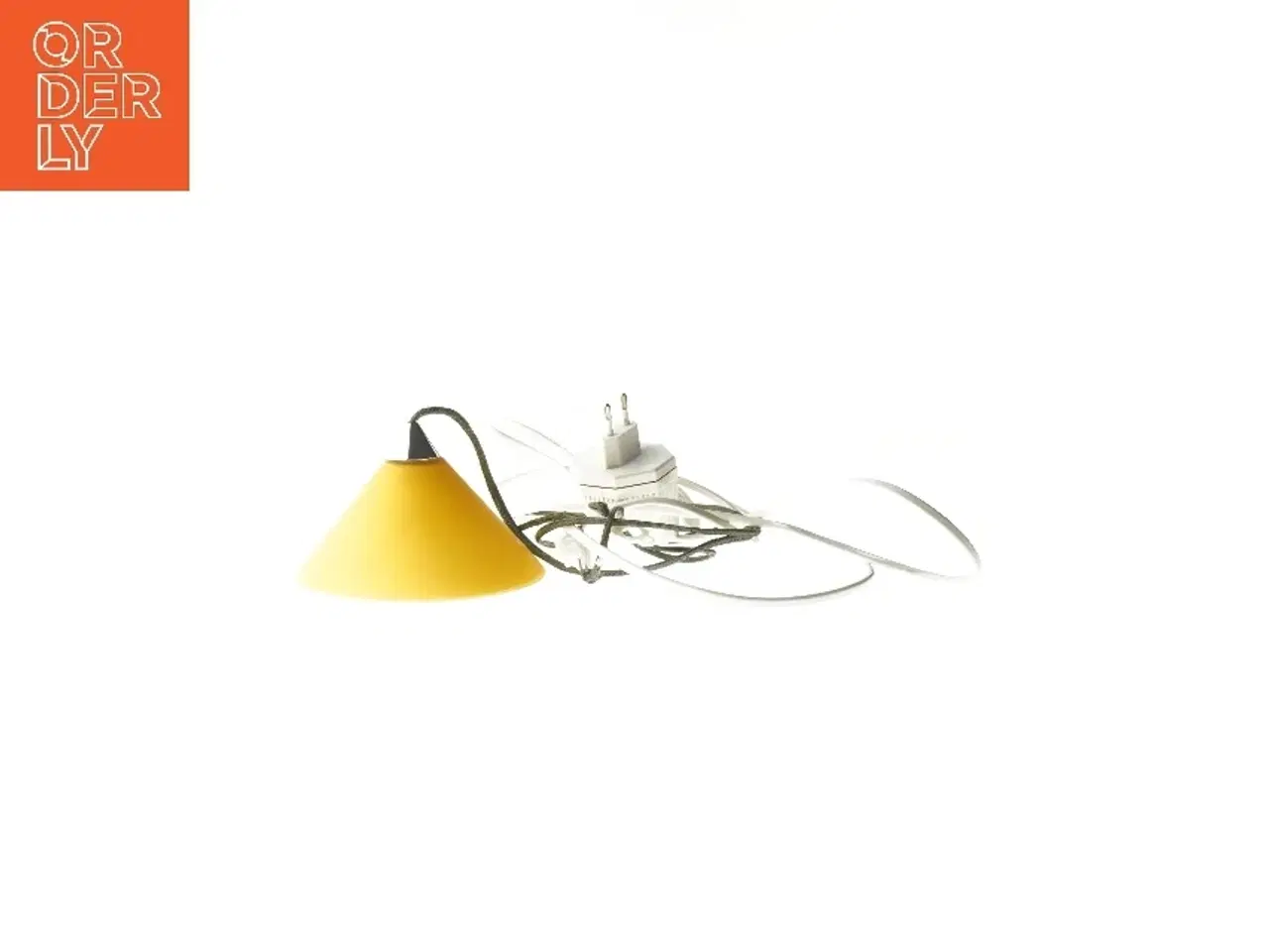 Billede 1 - Mini pendel gul lampe (str. Ø 14 cm)