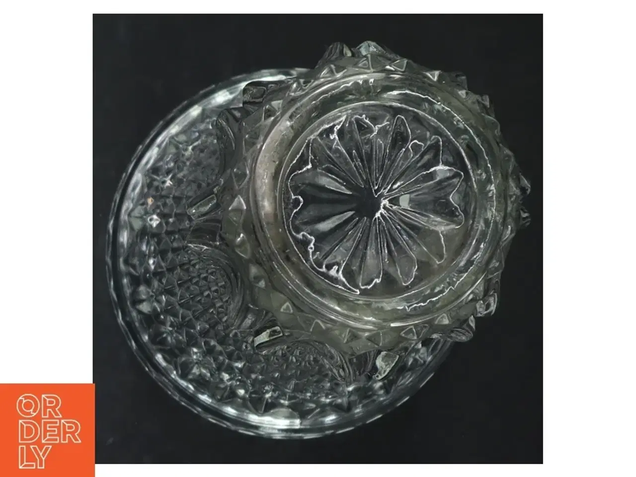 Billede 2 - Gl. Glasvase (str. H. 20,5 cm)