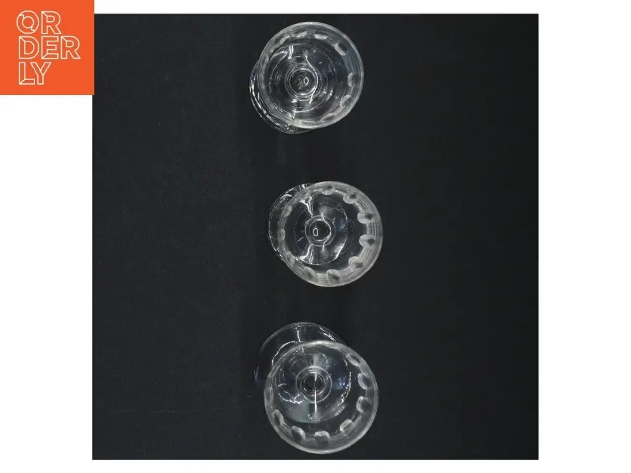 Billede 2 - tre glas (str. 9,5 x ø 5 cm)
