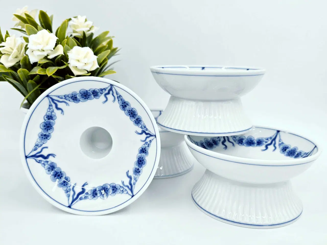 Billede 1 - Empire Lysestage Til Kertel Lys og Bloklys 