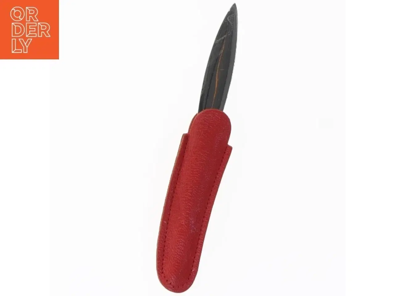 Billede 3 - Kniv med rødt etui (str. 12,5 cm)
