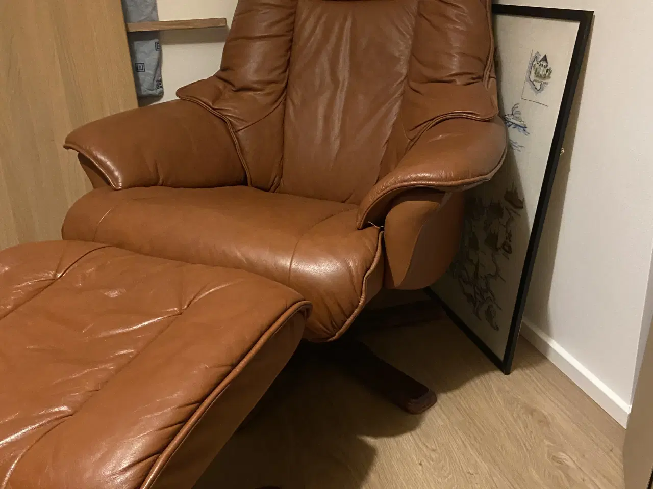 Billede 2 - Brun / cognac lænestolle