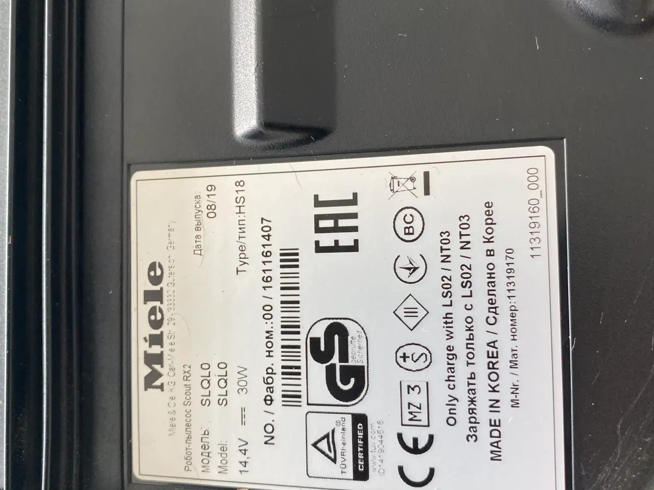 Billede 3 - Fin robotstøvsuger Mille rx2scout runner