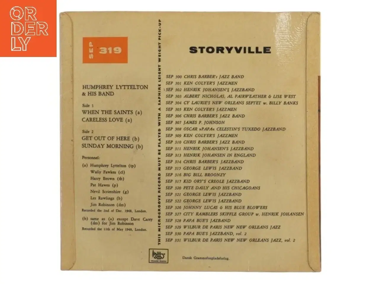 Billede 2 - Humphrey Lyttelton jazz vinyl