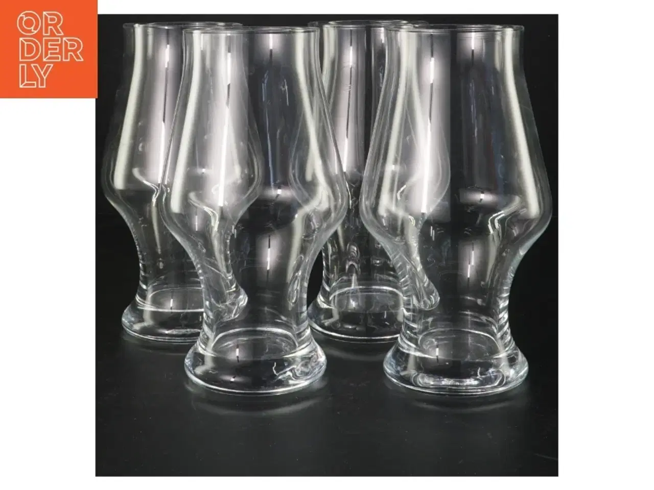 Billede 1 - Ølglas, 18 cm, 4 styk (str. 18 cm. 4 styk)