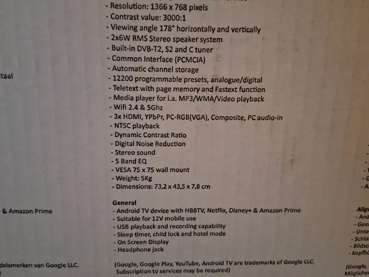 Billede 3 - Lencon smart tv 32