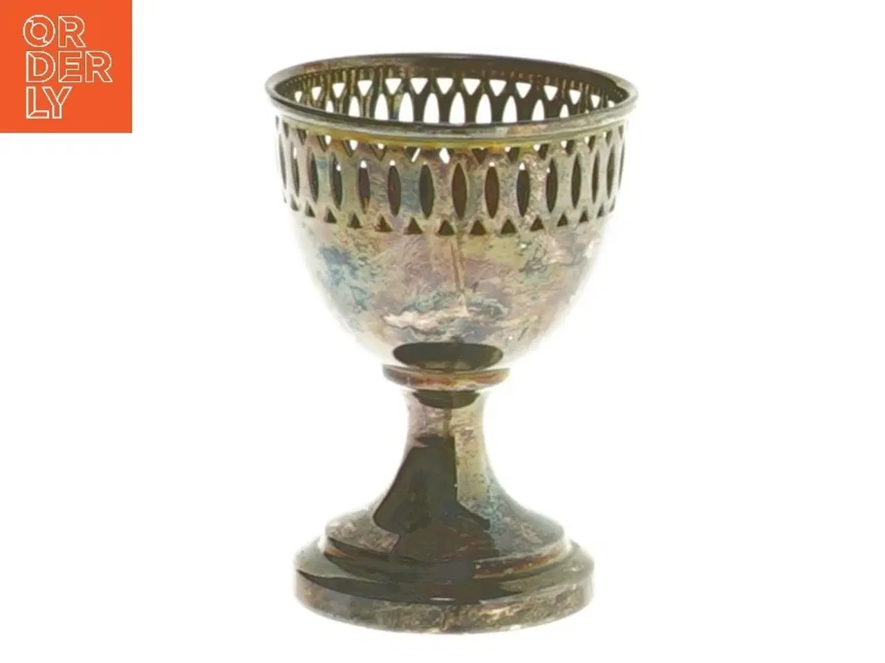 Billede 2 - Vintage æggebæger i metal (str. Ø 4,5 cm længde 6,5 cm)