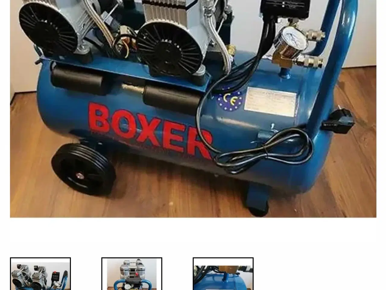 Billede 1 - Boxer Oliefri Kompressor - Boxer BX-1010 3480W-60L