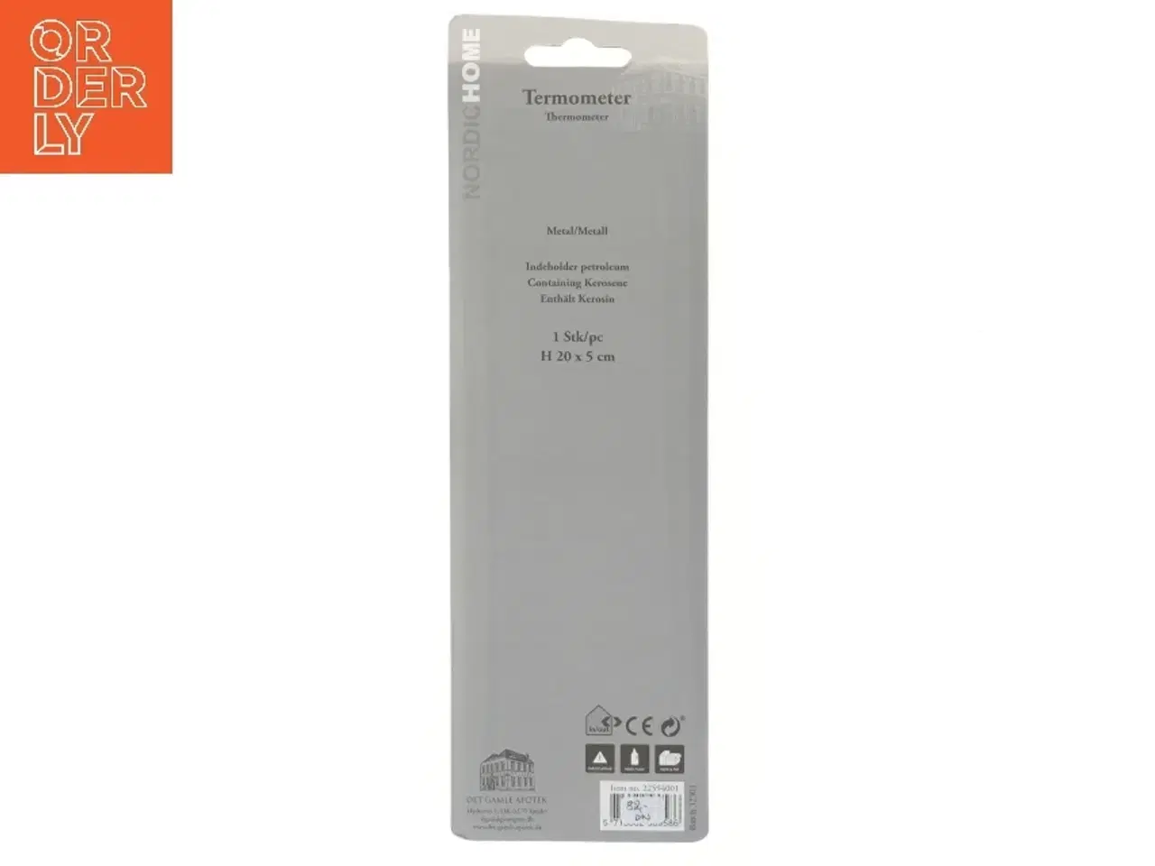 Billede 2 - Nordic Home termometer fra Nordic Home (str. 20x5 cm)