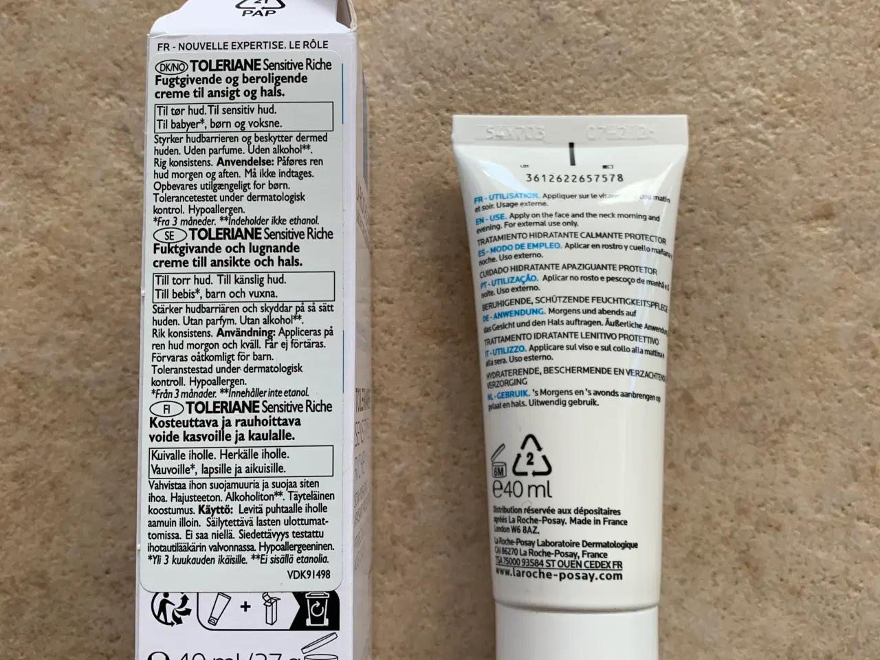 Billede 3 - La Roche-Posay Toleriane sensitive Riche 40 ml 