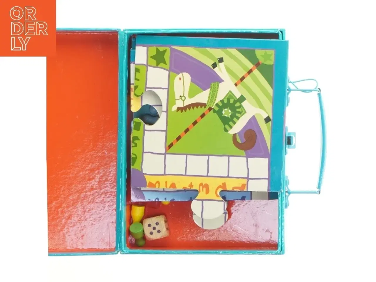 Billede 4 - Ludo brætspil i kuffert fra Djeco (str. 6x20x14 cm)