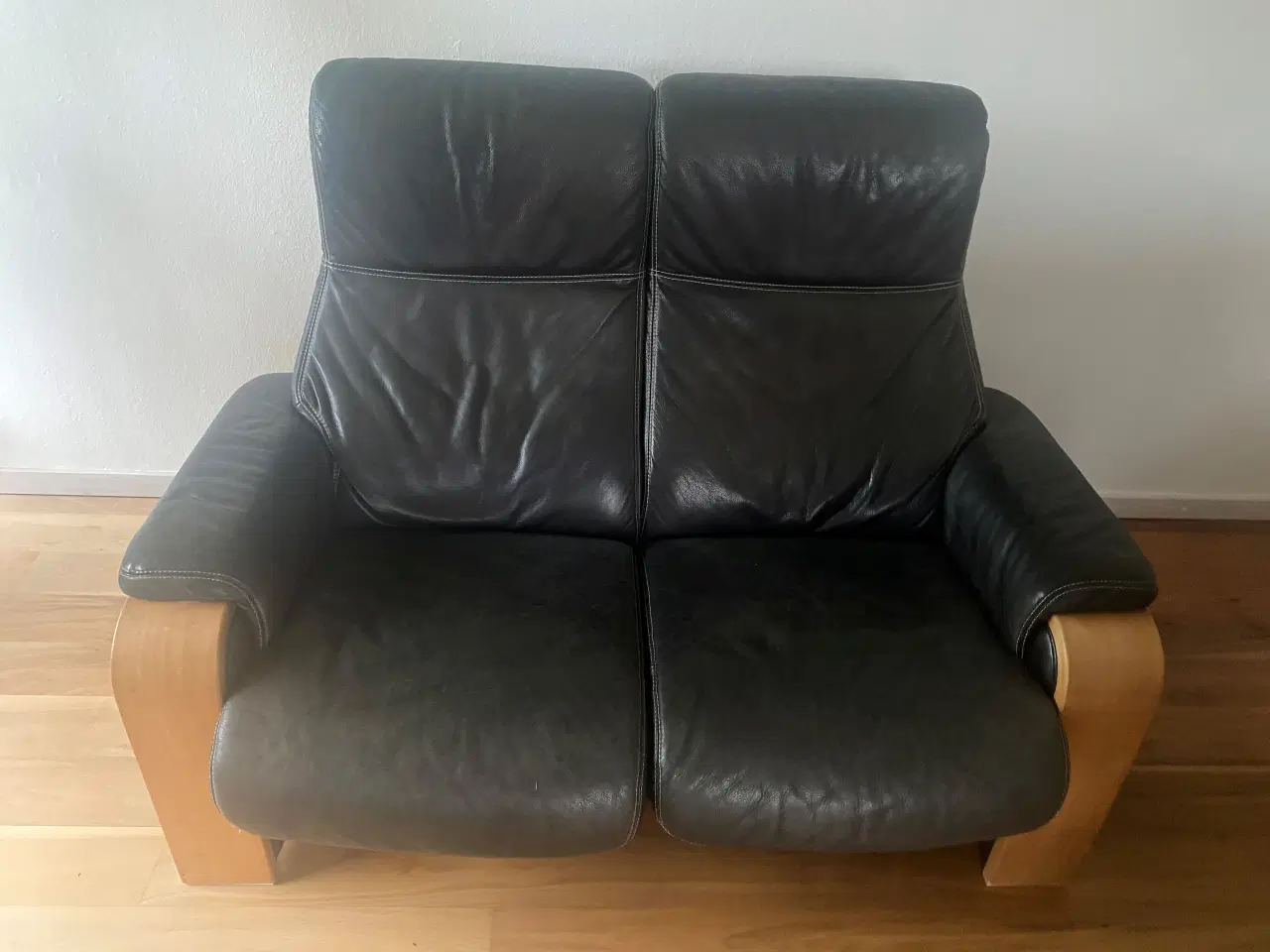 Billede 3 - Lædersofa gruppe