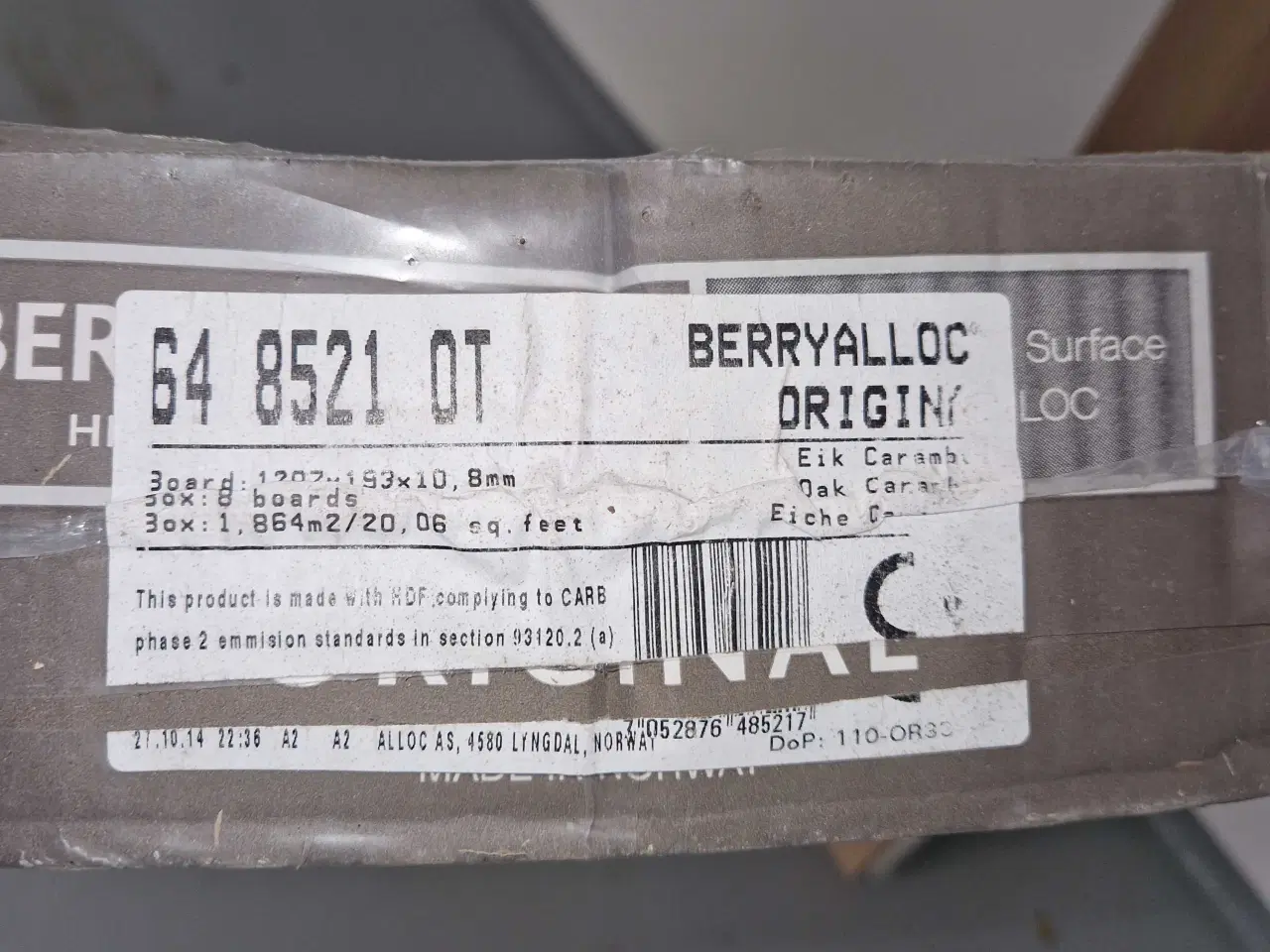 Billede 2 - Søger Berry Alloc original laminat gulv