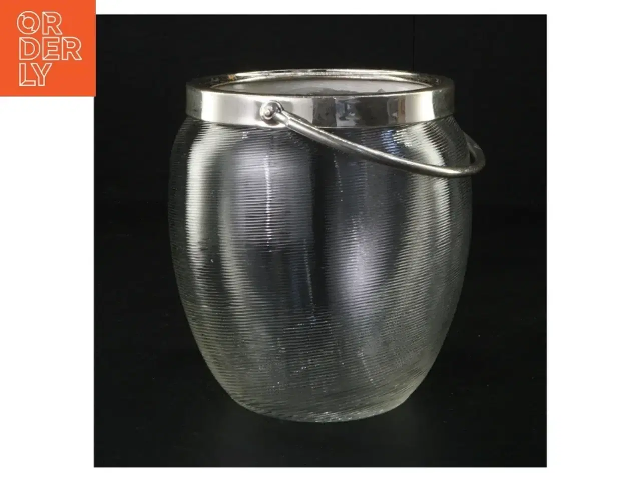 Billede 1 - Glasspand med hank (str. 14 x 13 cm)