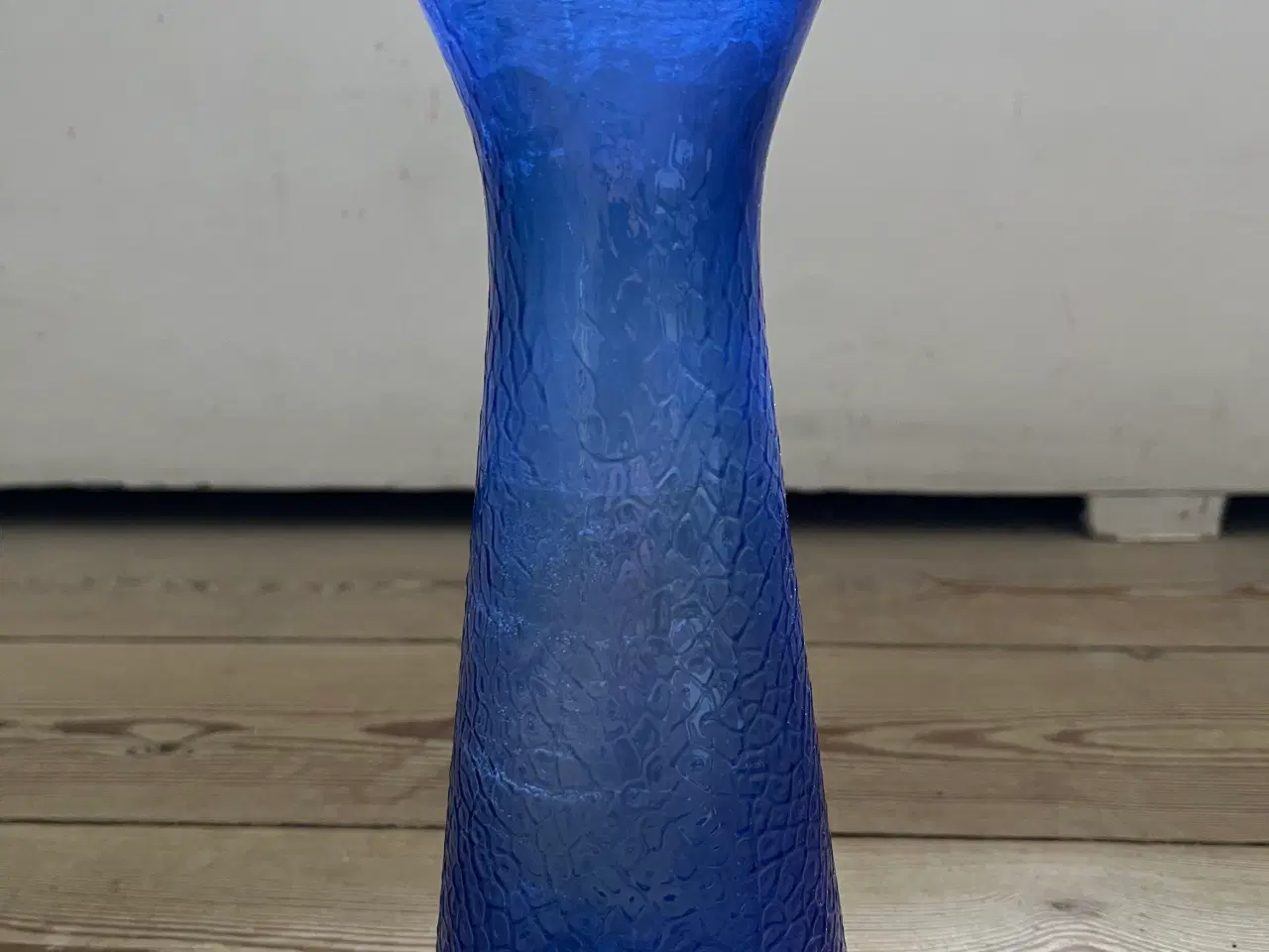 Billede 2 - Blå hyacint glas i presset glas