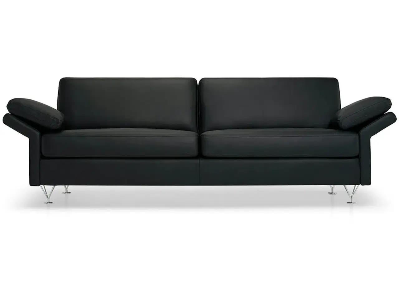 Billede 1 - Flot DUX Wind Sofa i sort læder