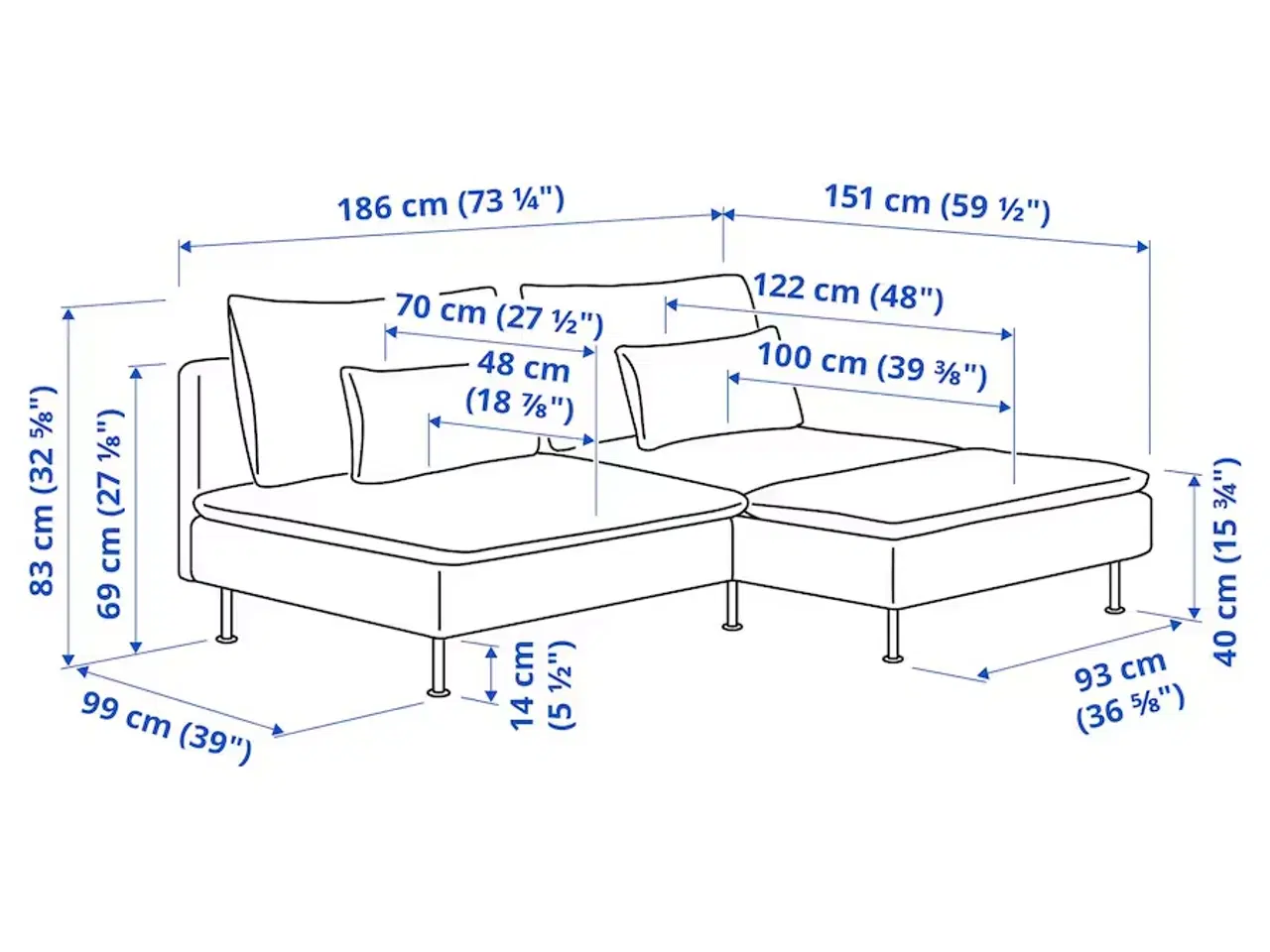 Billede 6 - Sofa, 2 pers. , SÖDERHAMN Ikea