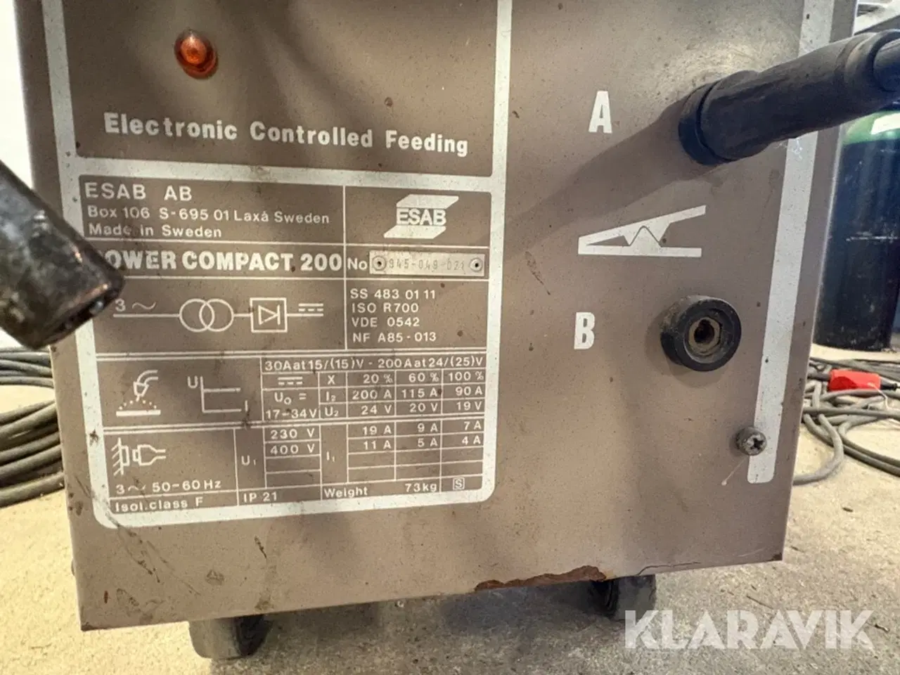 Billede 7 - Svejsemaskine ESAB Compact 200 CO2