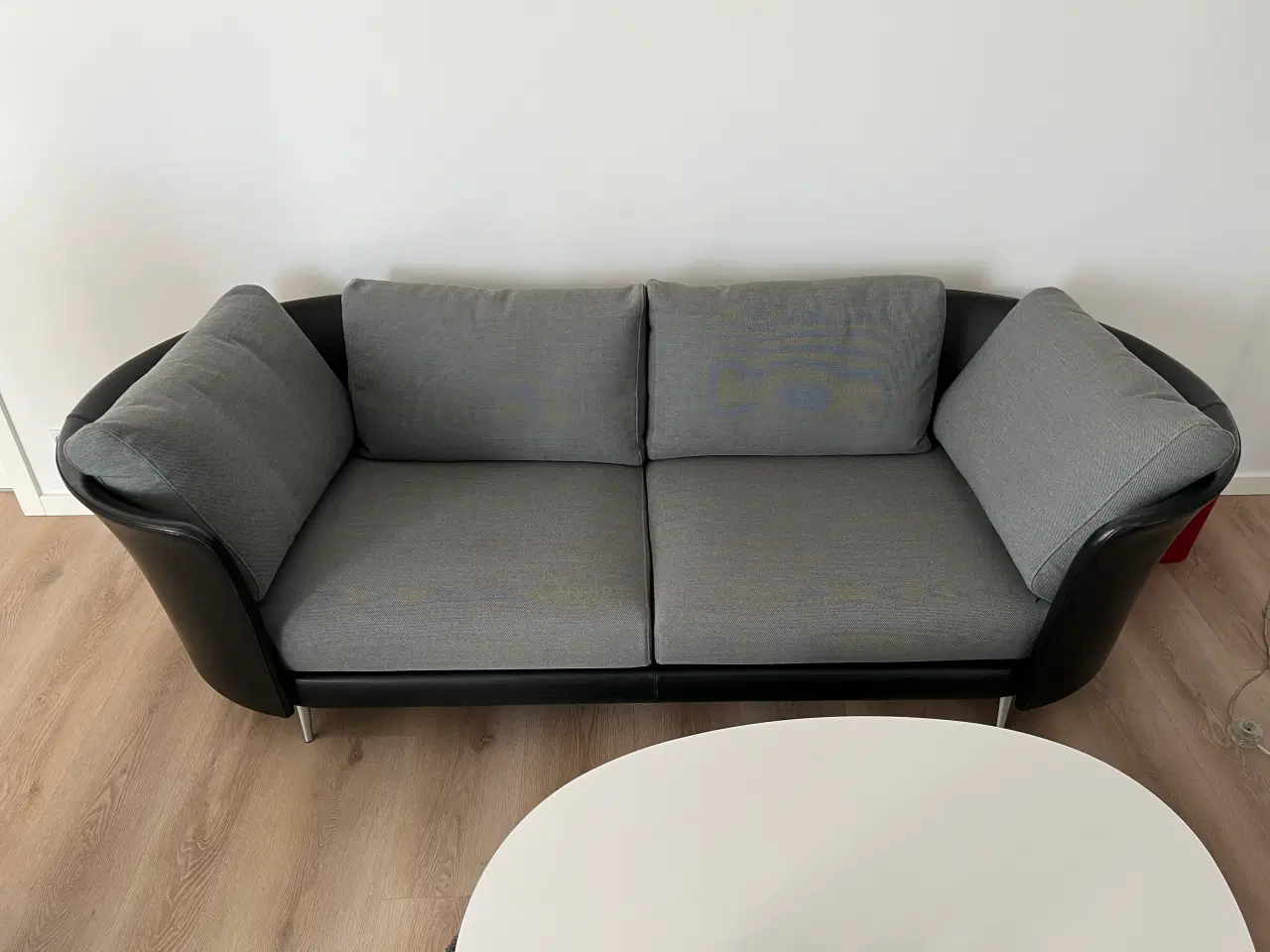 Billede 6 - MH Vascas sort preston læder Hallingdal stof grå.