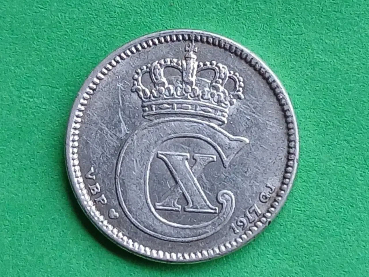 Billede 1 - 25 øre 1917 