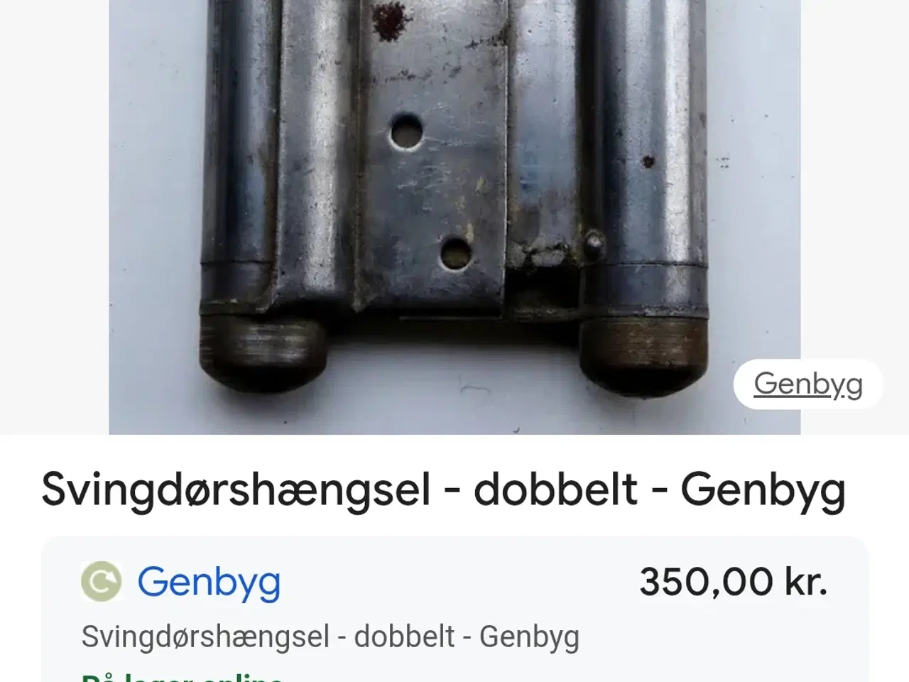 Billede 6 - Sving- / saloondør m/2 glaspartier.