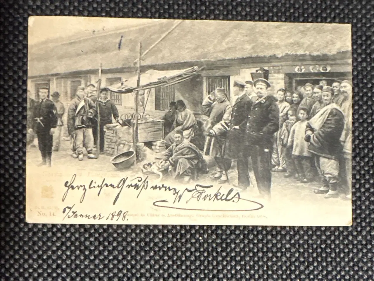 Billede 2 - Postkort fra 1899 med kinesisk motiv