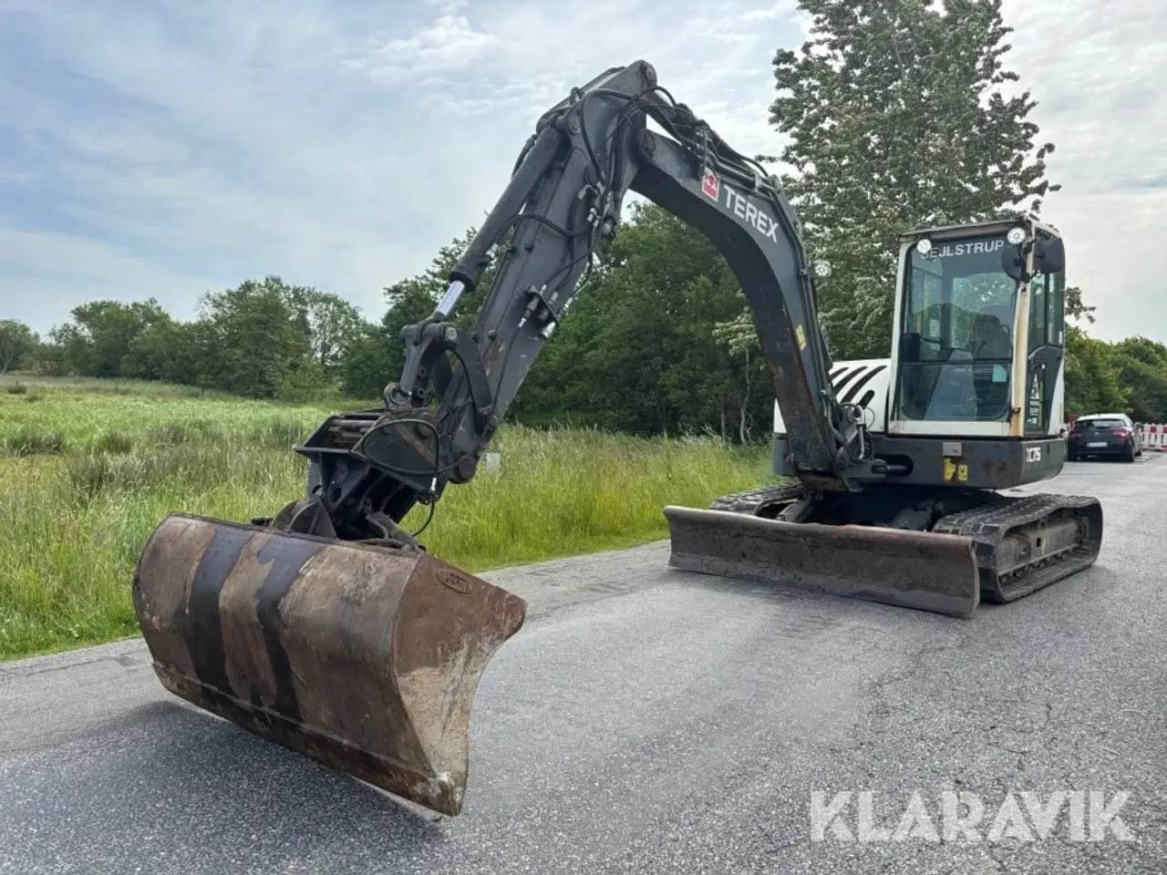 Billede 1 - Gravemaskine Terex TV75 med tilbehør