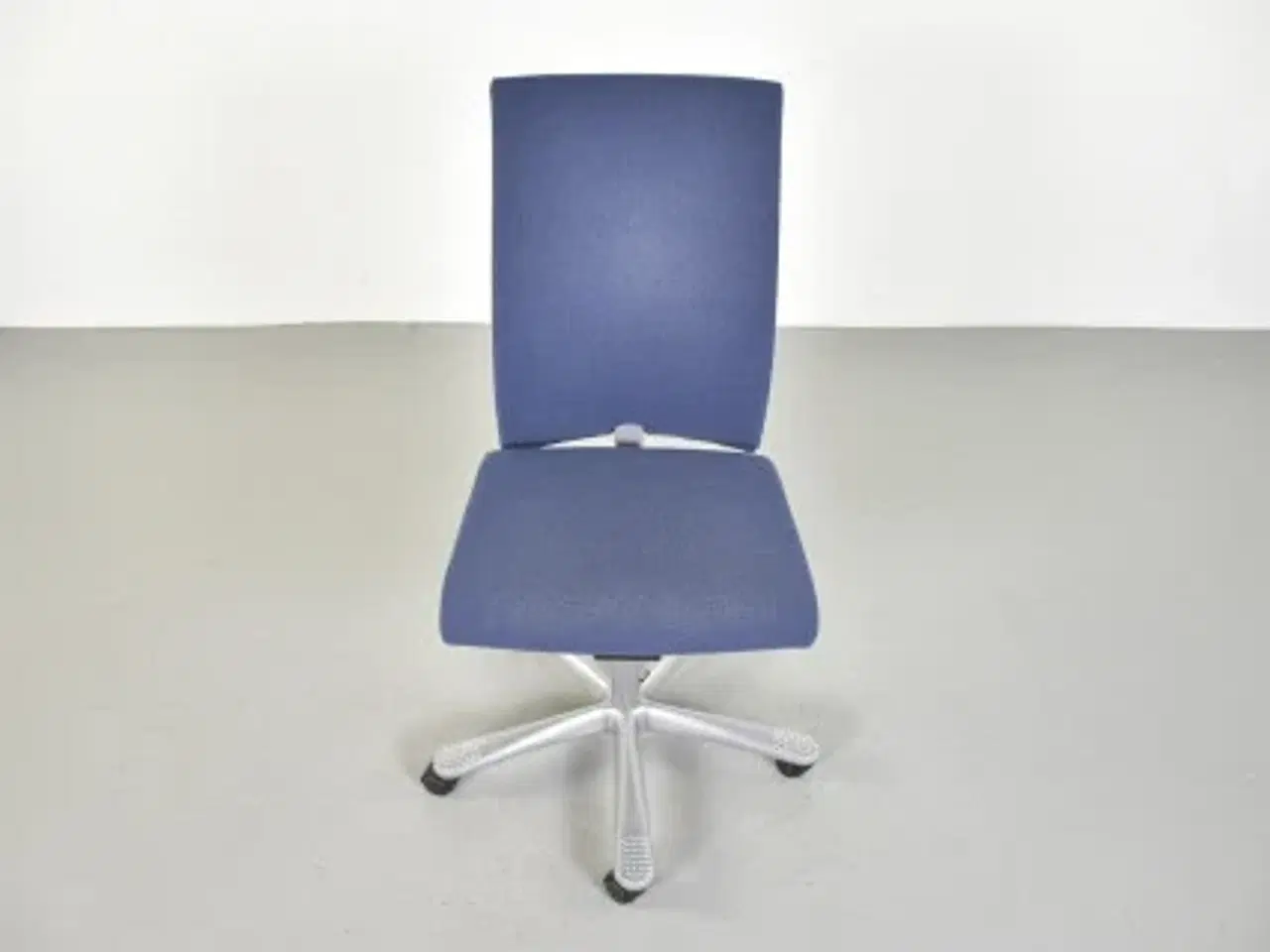 Billede 5 - Häg h04 credo 4650 kontorstol med blåt polster og høj ryg