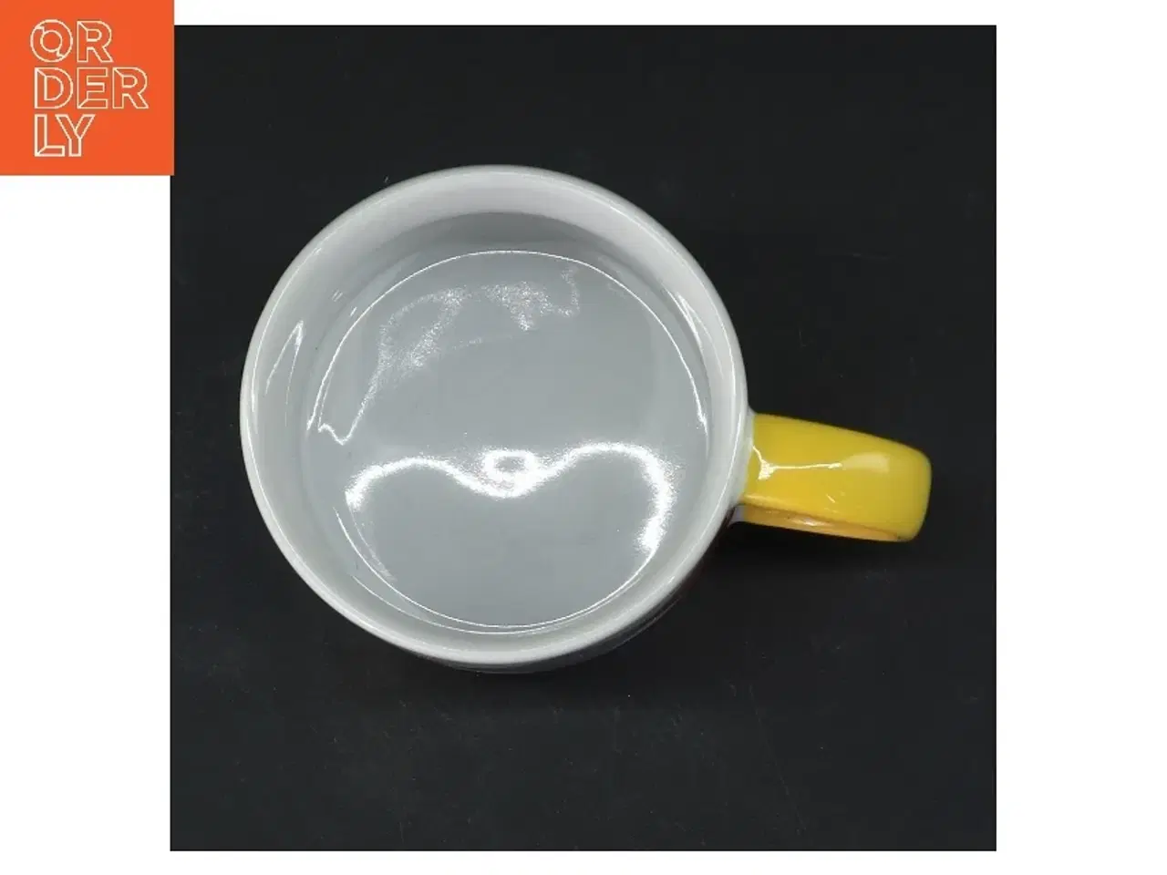 Billede 2 - Farverig krus med diamantmønster fra Jansen Co (str. Ø 8 cm længde 7 cm)