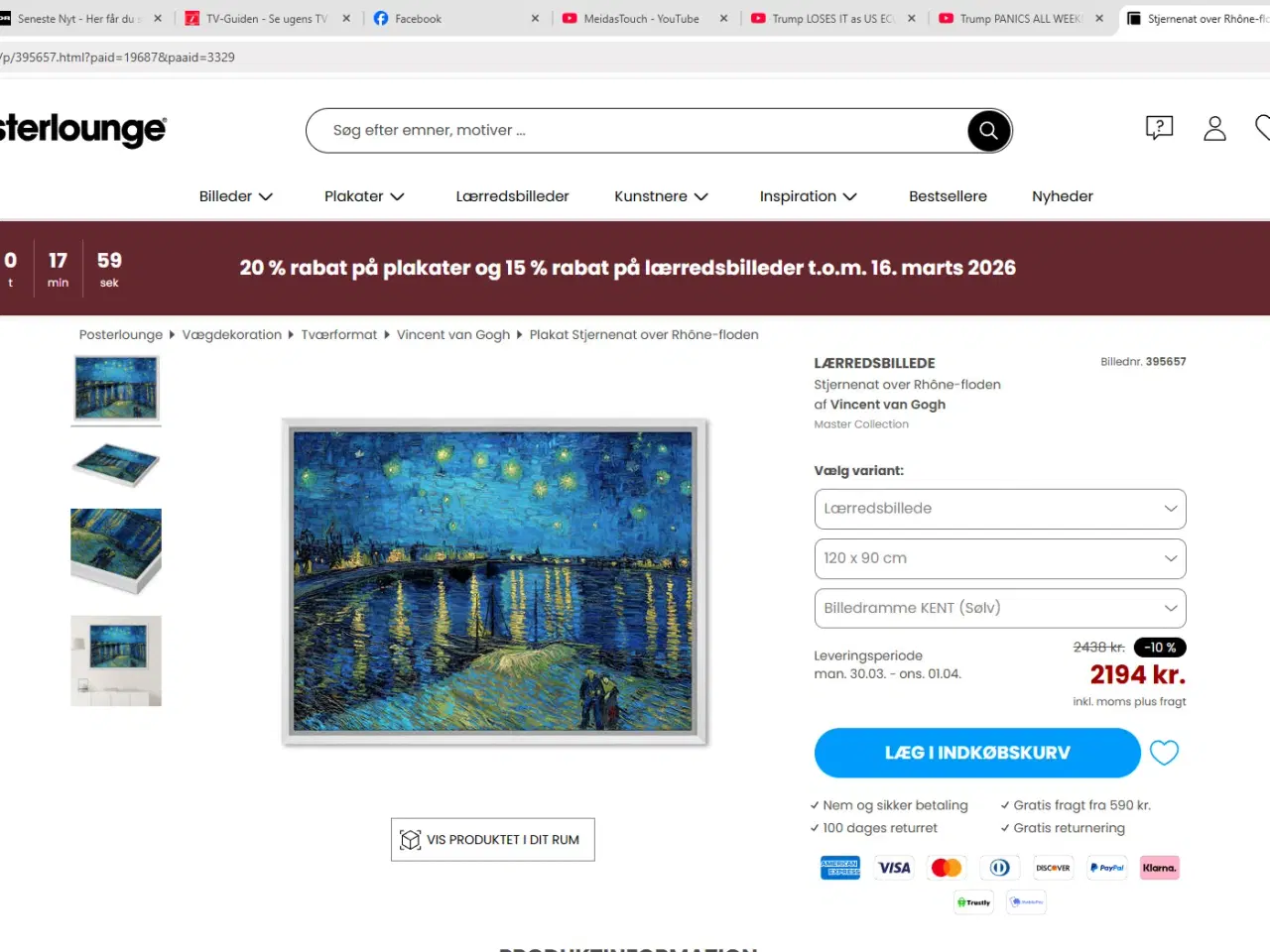 Billede 3 - To flotte billeder af van Gogh (kopier)