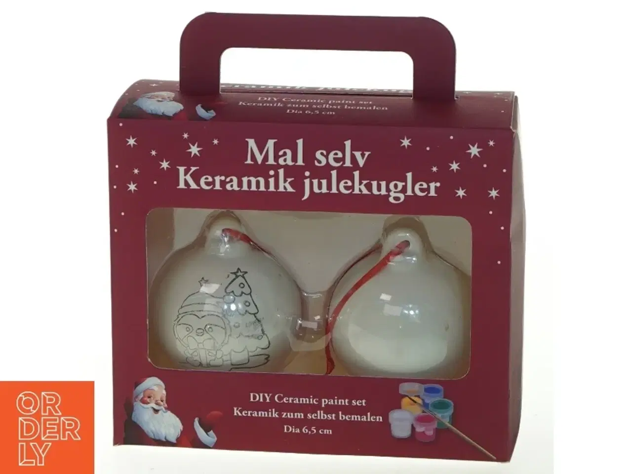 Billede 1 - DIY keramiske julekugler sæt fra Det Gamle Apotek