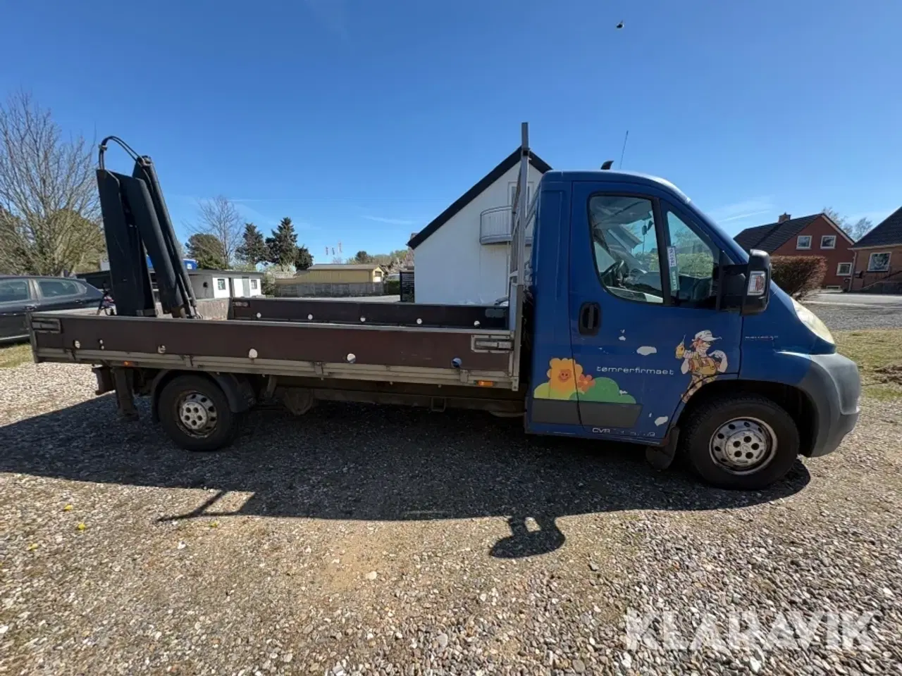 Billede 4 - Ladbil Peugeot BOXER 2.2 HDI L3 LADVOGN 3-DØRS med kran