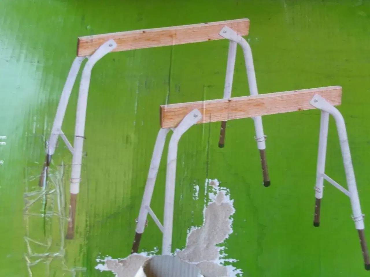 Billede 1 - 2 stk. savbukke med teleskopben RAWLINK