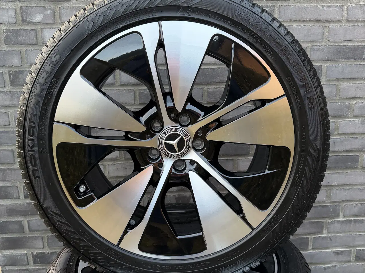 Billede 2 - Mercedes vinterdæk 19 alu orginal tpms  E-Eqc-C