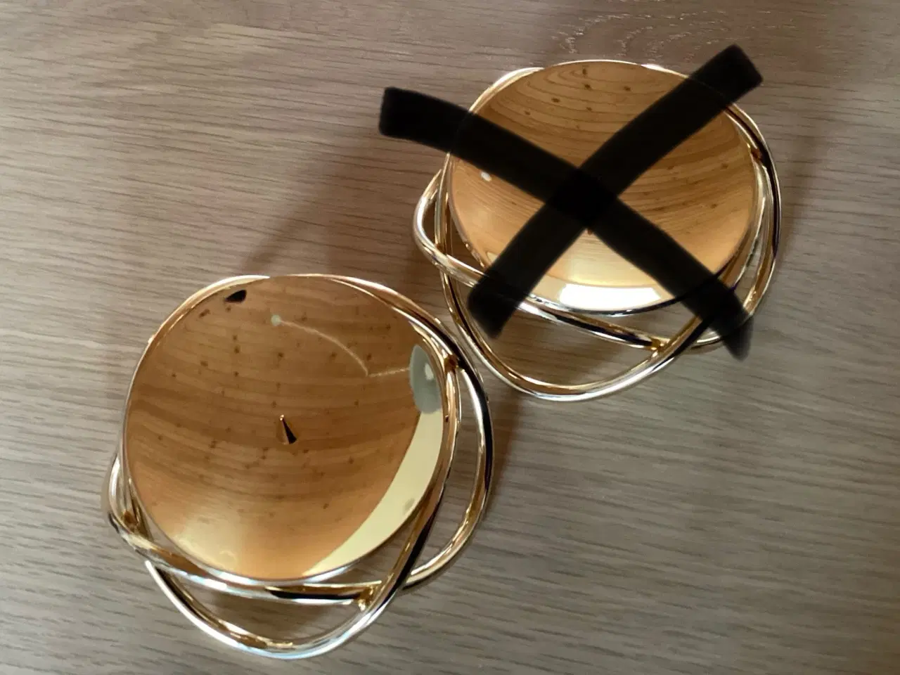 Billede 3 - Georg Jensen Glow lysestager i guld, 1 stk. SOLGT.