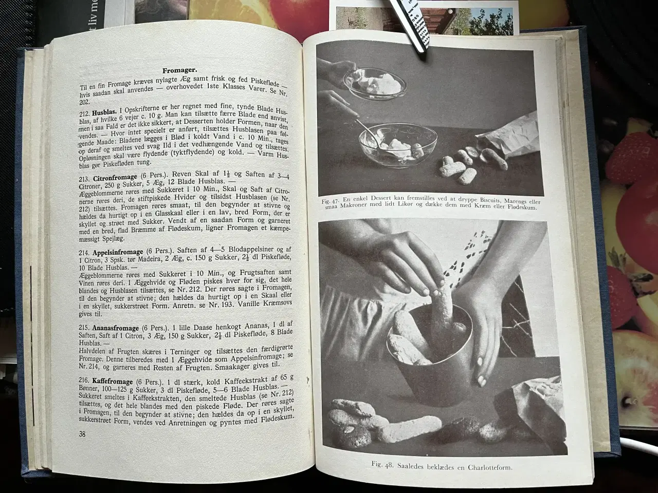 Billede 4 - “Koge”-bog: Koldt bord fra 1931. Giv bud.