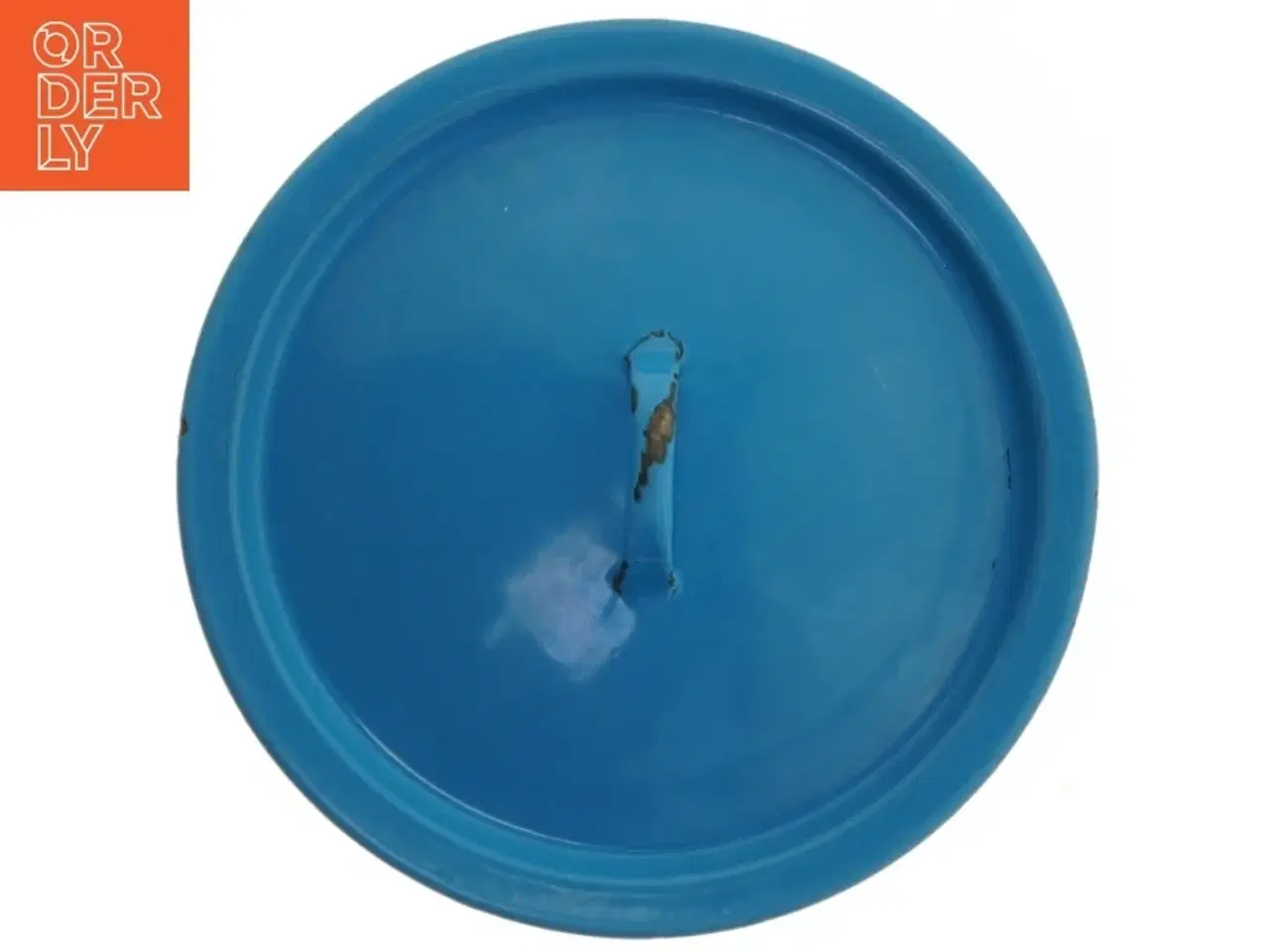 Billede 1 - Blå låg til gryde (str. Ø 20 cm)