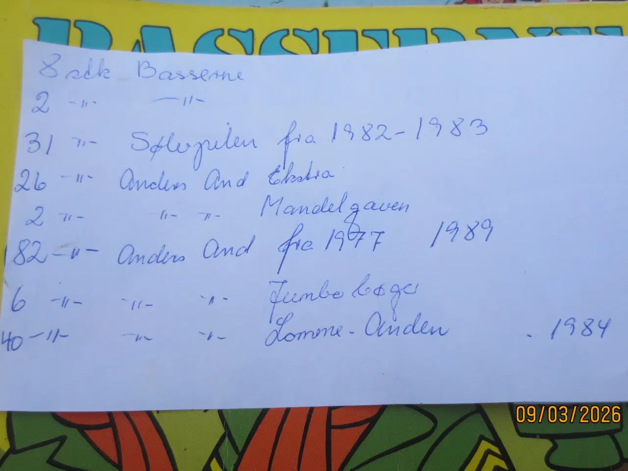 Billede 7 - 200 stk Forskellige Anders And og Onkel Joakim