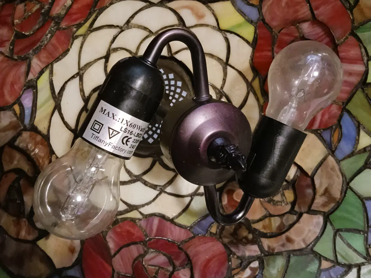 Billede 4 - Tiffany loftlampe gammel
