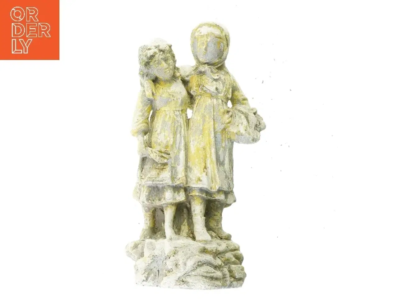 Billede 1 - gammel statue (str. 42 x 20 cm)