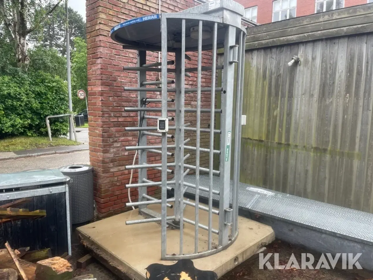 Billede 1 - Karrusel til byggeplads Heras på beton fod